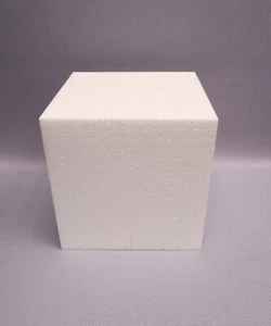 Styropor Würfel 20x20 cm EPS Zuschnitt Bastelmaterial Styroporformen Rechteck 3D - Bild 1 von 3
