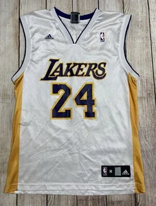 Vintage ADIDAS Kobe Bryant #24 NBA Lakers White Jersey Men’s Medium M - Picture 1 of 10