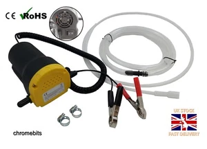 12V 60W ACEITE DIESEL SUCCIÓN BOMBA ELÉCTRICA TRANSFERENCIA EXTRACTOR COCHE FURGONETA BARCO 12Voltios - Imagen 1 de 2