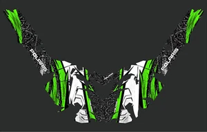 Wrap Graphics Kits VINYL DECALS Grapfix sticker 2016+ POLARIS AXYS Pro 009 - Picture 1 of 1