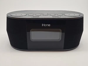iHome (Tested) Wireless Bluetooth Stereo USB Charging Dual FM Alarm Clock Radio - Picture 1 of 6