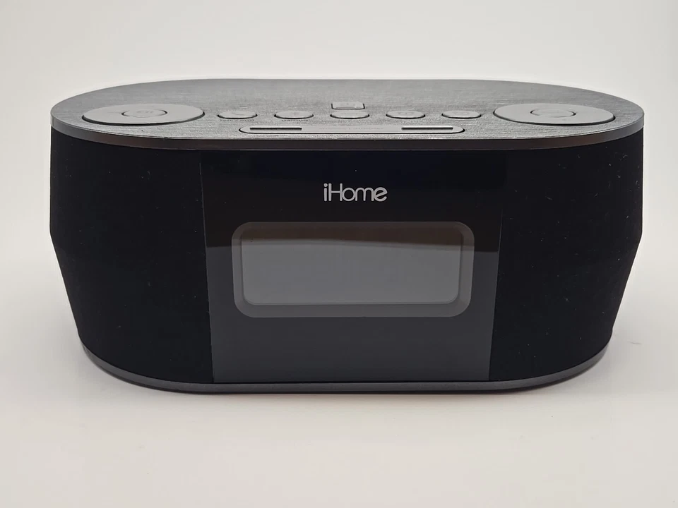 iHome (протестирован) беспроводной Bluetooth стерео USB зарядки двойной FM будильник радио - Изображение 1 из 4
