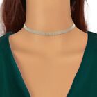 Dainty Silver Beaded Necklace To Wear Everyday Simple Minimalist Short Choker