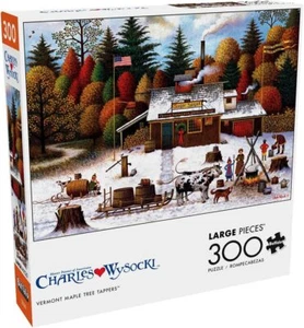 - Charles Wysocki - Vermont Maple Tree Tappers - 300 Large Piece J - Imagen 1 de 6