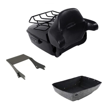 King Trunk Backrest Mount Rack Fit For Harley Electra Road Glide 1997-2008 - Image 1 of 4