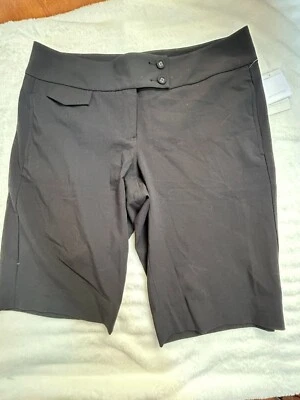 Bermudas para mujer Cabi 893 tiro medio cintura elástica aire libre negras 10 nuevas con etiquetas Foto 1 de 4