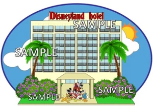 Disneyland Hotel Scrapbook Paper Die Cut Piece - Picture 1 of 1