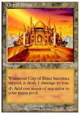 [1x] City of Brass - Played, English - Seventh Edition MTG Magic