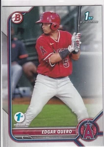 2022 Bowman 1st Edition - #BPPF-123 Edgar Quero (RC) - Picture 1 of 2