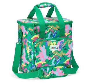 Bolsa refrigeradora con triple aislamiento Swig Life con cremallera, bolsa refrigeradora de viaje grande para sostener - Imagen 1 de 6