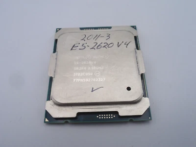 Intel Xeon E5-2620 v4 8 Cores 16 Threads 2.1GHz LGA2011 CPU - Image 1 of 2