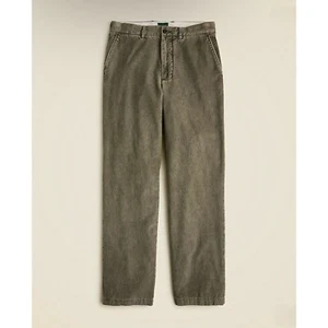 J. Crew 31x32 Classic-fit Lightweight 14-wale Corduroy Pant Olive Green - Picture 1 of 5
