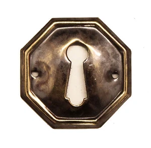 1,25" Antik Stil achteckige Messing Rosette 2920A/ESC-LGE - Bild 1 von 1