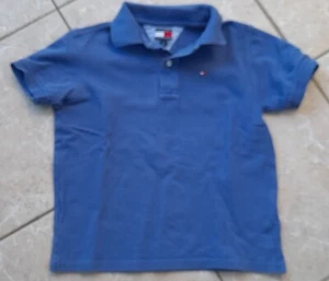 Tommy Hilfiger*Poloshirt Jungen Gr. 110*116*Polo*Hemd*T-Shirt*Blau*Kurzarm* - Bild 1 von 4