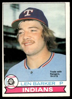 1979 O-Pee-Chee Len Barker Cleveland Indians #40 R134 - Image 1 of 2