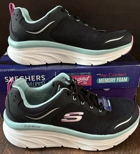 Skechers D'Lux Walker / Cool Grove / Mujer / NEGRO / MULTI Ajuste Relajado Talla 9.5 - Imagen 1 de 6