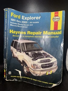 Ford Explorer 1991 Thru 2001 Haynes Repair Manual 36024 Sport Navajo Mountaineer - Picture 1 of 2