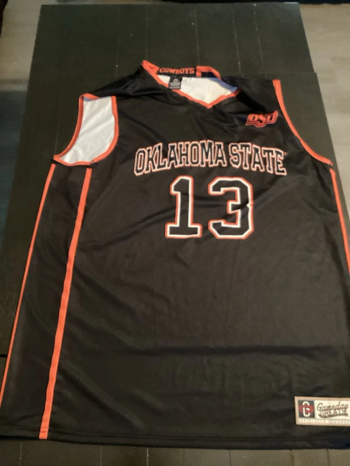 Camiseta deportiva de baloncesto ligera GameDay Greats #1 negra de los Oklahoma State Cowboys Foto 1 de 4
