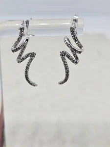 Ohrringe 9 kt Weißgold Diamant (1,83 g) - Bild 1 von 10