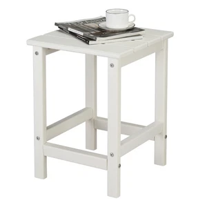 14" Square Patio Side Table Outdoor Garden Sofa End Table Weather Resistant NEW - Picture 1 of 12