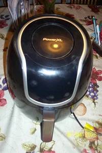 Power XL 3-Qt Vortex Air Fryer - Black- Control panel lights up, Model ID1501A - Picture 1 of 5