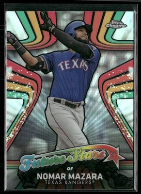 Nomar Mazara 2017 Topps Chrome Future Stars #FS-8 Texas Rangers Foto 1 de 2