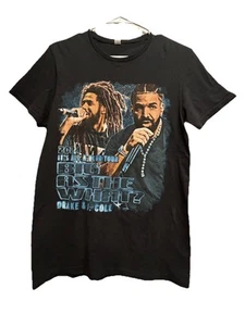 Drake and J Cole It’s All a Blur Tour Double-Sided Shirt Modern Rap Tee Gr. S - Bild 1 von 6