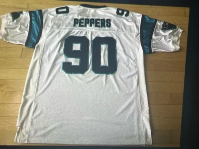 Camiseta deportiva 100 % auténtica #90 Julius Peppers Carolina Panthers talla 58 Foto 1 de 4