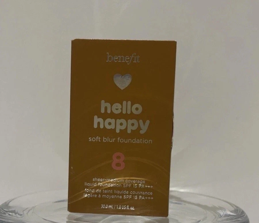 Benefit Hello Happy Soft Blur Foundation Shade 8 BNIB 30ml Rare. AUTHENTIC - Image 1 of 1
