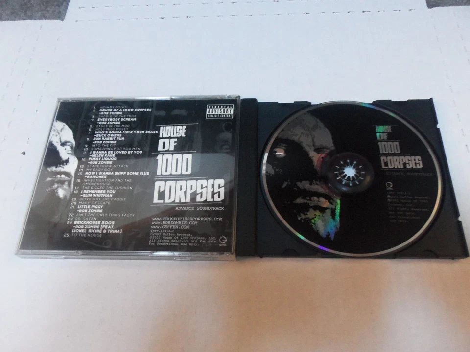 House Of 1000 Corpses Original Movie Soundtrack Rob Zombie ADVANCE-PROMO CD rare Foto 1 de 1