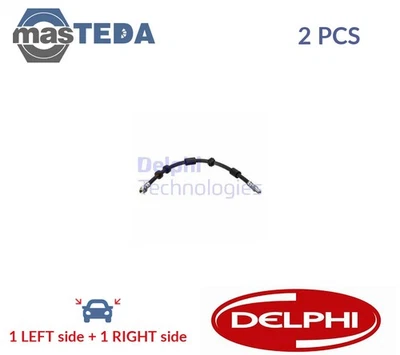 LH7807 BRAKE HOSE LINE PIPE FRONT DELPHI 2PCS NEW OE REPLACEMENT - Image 1 of 4
