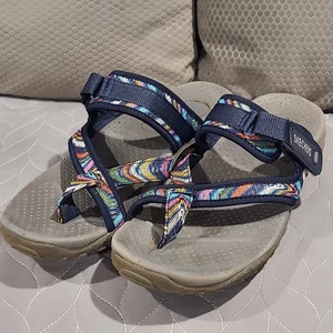 Skechers Outdoor Sandals Lifestyle Reggae Womens 8 Aztec SPARKLE BLUE 40974 - Bild 1 von 14