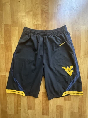 RARE Nike West Virginia Mountaineers Authentic Basketball Shorts - Size Medium - Image 1 of 4