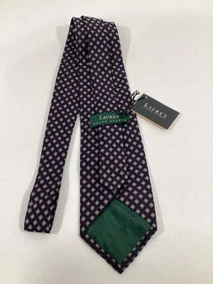 Corbata Lauren Ralph Lauren 100% Seda Verde Etiqueta Acabada a Mano EE. UU. 🇺🇸 Foto 1 de 2