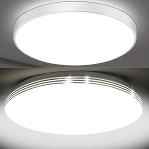 Panel LED Lámpara de techo Lámpara de techo ultraplana Salón Dormitorio Lámpara de pasillo - Imagen 1 de 138