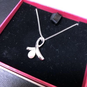 TASAKI Pearl Silver Necklace - Picture 1 of 5