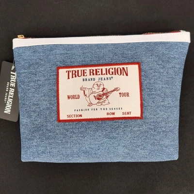 True Religion «Denim вид» полиэстер косметики косметичка World Tour моды новый - Изображение 1 из 4