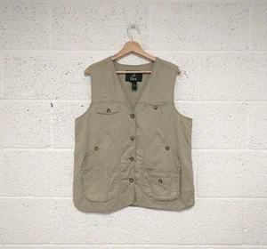 Orvis 100% Cotton Gilet Waistcoat Vest Utility Fishing Outdoor Size M / Chest 42 - Picture 1 of 12