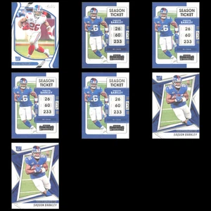 Saquan Barkley Lot 7 Football Cards New York Giants Philadelphia Eagles Panini - Picture 1 of 10
