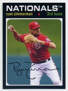 2012 Topps Archives #69 Ryan Zimmerman Washington Nationals - Picture 1 of 2