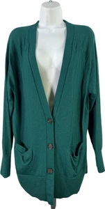 Suéter cárdigan de lana merino verde Banana Republic para mujer - L - Imagen 1 de 3