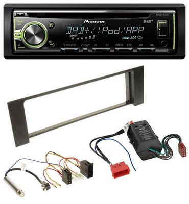 Pioneer DAB USB MP3 AUX CD Autoradio für Audi A4 B6 00-04 Bose Aktivsystem Mini- - Bild 1 von 4