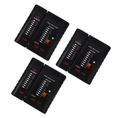  Set of 3 Netzwerk Prüfgerät Netzwerkkabeltester Telefonleitungstester - Bild 1 von 4