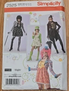 #2525 Simplicity Children's costume sewing pattern 14-20 Circus Clown Cosplay - Picture 1 of 5