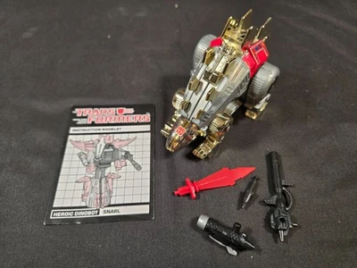Transformers SNARL G1 Original Dinobots Hasbro Action Figure Mostly Complete - Image 1 of 4