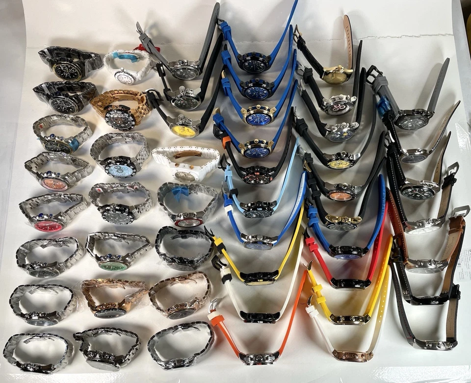 LOT OF 50 - Swiss Legend DUMMY WATCHES Various Models For Parts/Repair As-Is - Image 1 of 4