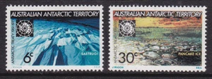 1971 AAT 10th Anniversary of the Antarctic Treaty - MUH Set of 2 - Picture 1 of 1