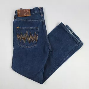 The Hundreds Jeans Herren 32 Blau Baumwolle Denim Slim Button Fly Nähte Adam Bomb - Bild 1 von 22