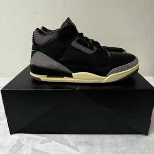 A Ma Maniere X Jordan 3 W.Y.W.S Black Mens Size 11/12.5W Nike Air Cement - Picture 1 of 6