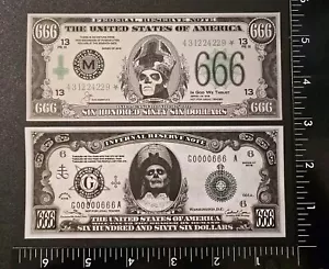 Due banconote da un dollaro a fascia GHOST - Foto 1 di 2